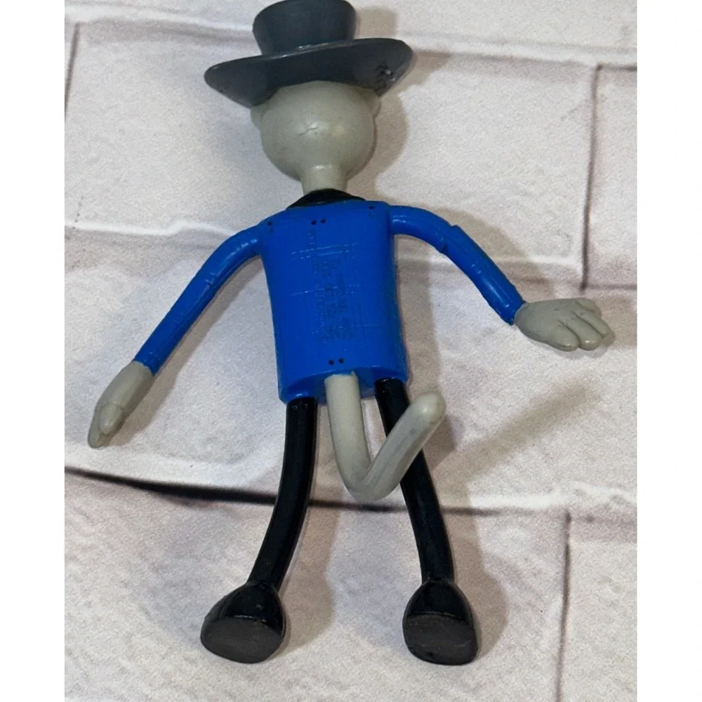 Vintage 2002 McDonalds Pinocchio‎ and The Cat Bendy Figures Miramax Toy Set